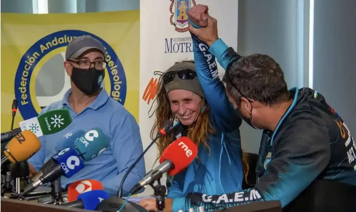 Nữ vận động viên Flamini bắt đầu quá trình thử thách bản thân từ ngày 20/11/2021.