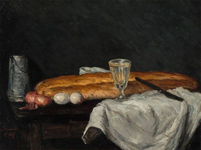 Bức họa "Still Life with Bread and Eggs"