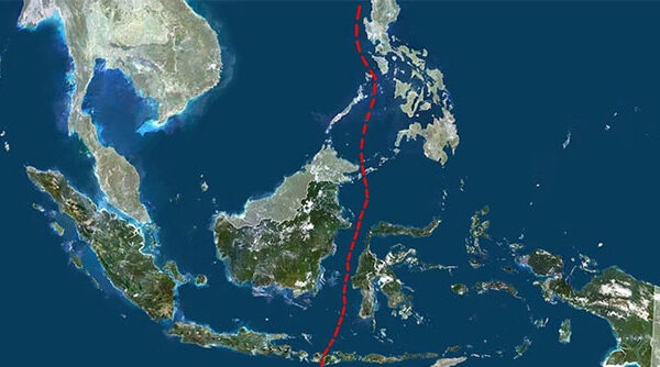 Vén màn rào cản vô hình tồn tại hàng triệu năm vắt qua lãnh thổ Indonesia