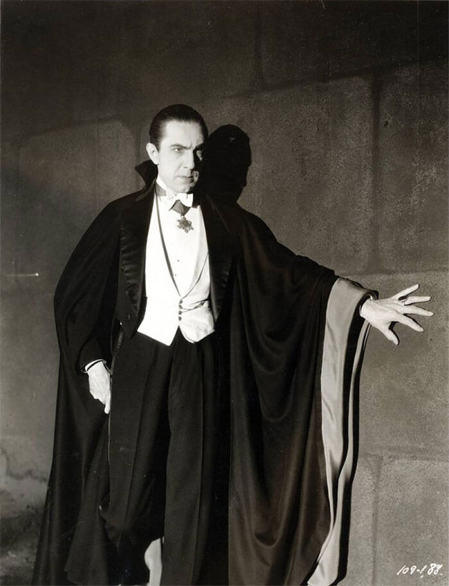 dracula Diễn viên Bela Lugosi trong vai Dracula năm 1931.