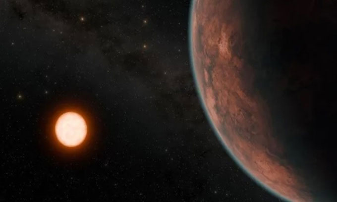 ngoai-hanh-tinh-gliese-12-b Mô phỏng bề mặt của ngoại hành tinh Gliese 12 b.