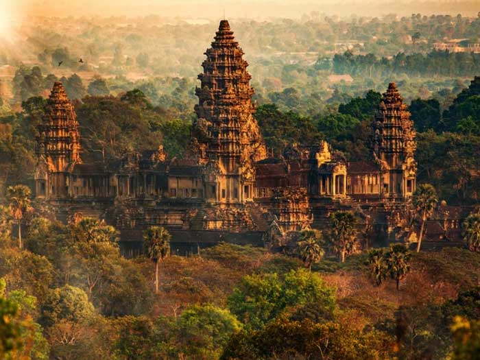 angkor-wat Quần thể di tích Angkor Wat.