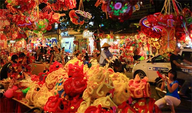 Đồ chơi trẻ em trong Tết Trung thu.