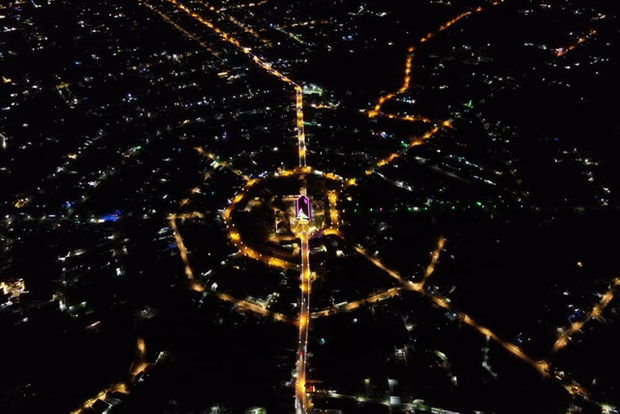 lang-tan-ha-1 Vẻ đẹp của làng Tân Hà ngày và đêm khi nhìn từ trên cao